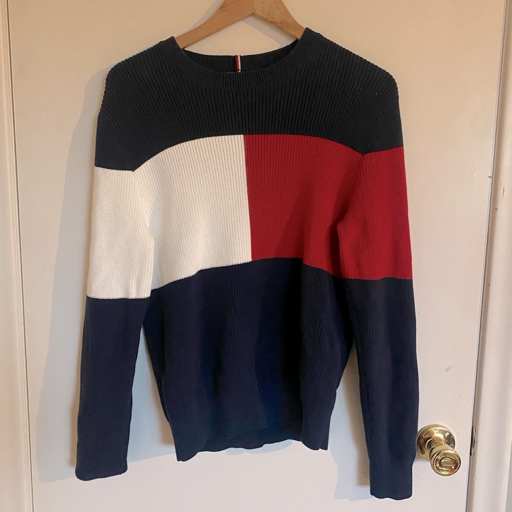 Tommy Hilfiger block design sweater